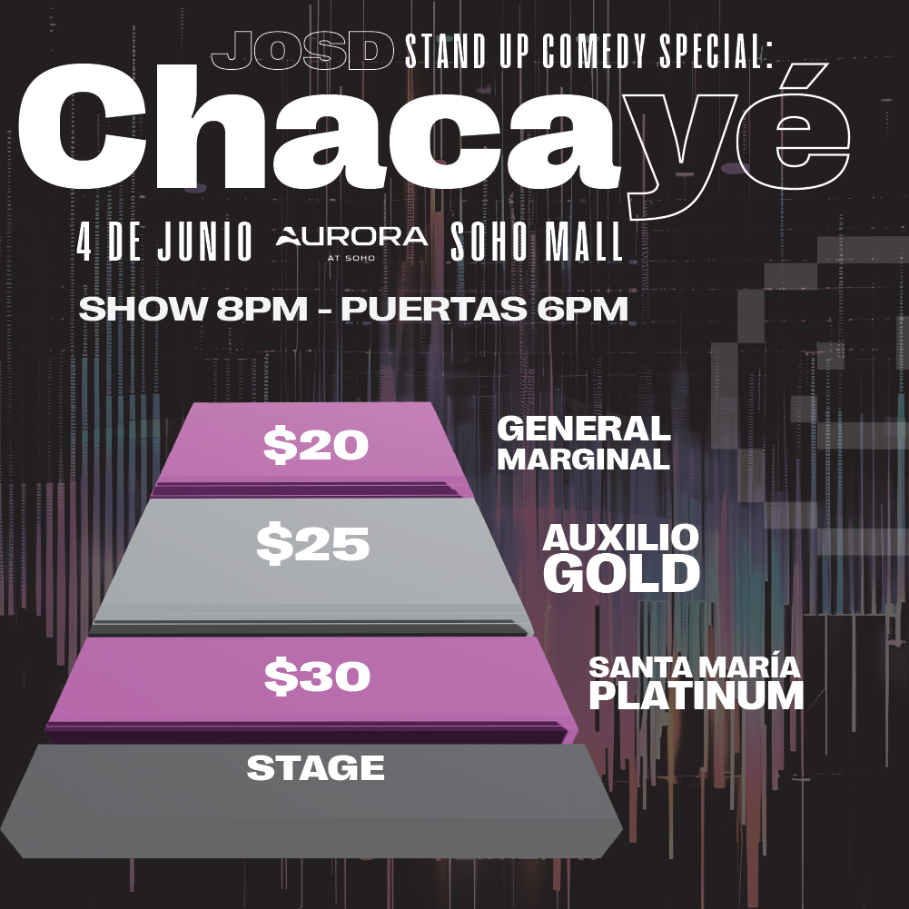 Plot promocional del evento JOEL SILVA con precios y mapa.
