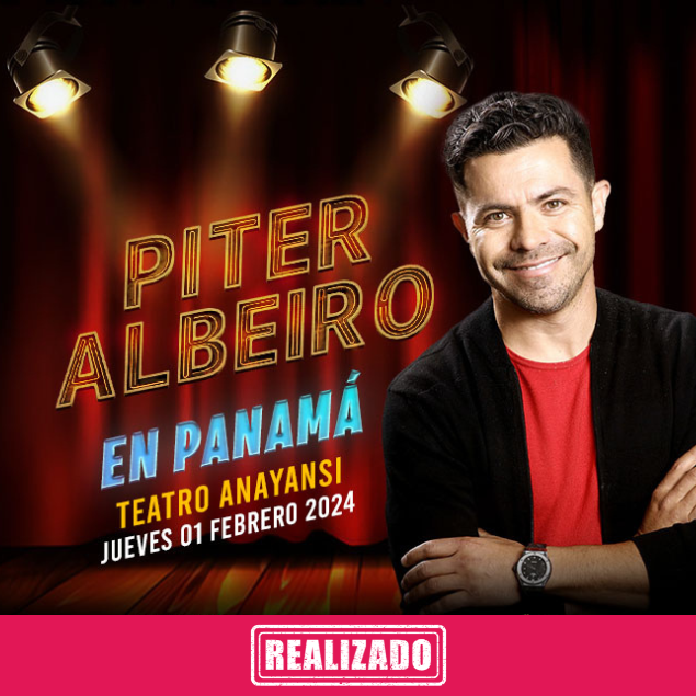 Foto promocional del evento PITER ALBEIRO describiendo los participantes y fechas del evento.