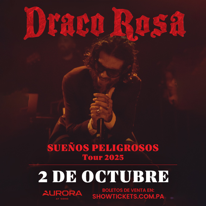 DRACO ROSA Foto promocional del evento DRACO ROSA describiendo los participantes y fechas del evento.