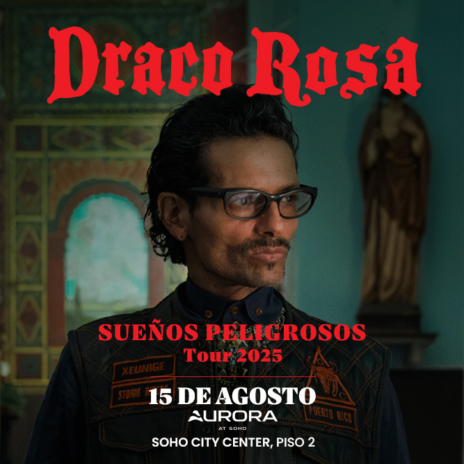 DRACO ROSA Foto promocional del evento DRACO ROSA describiendo los participantes y fechas del evento.